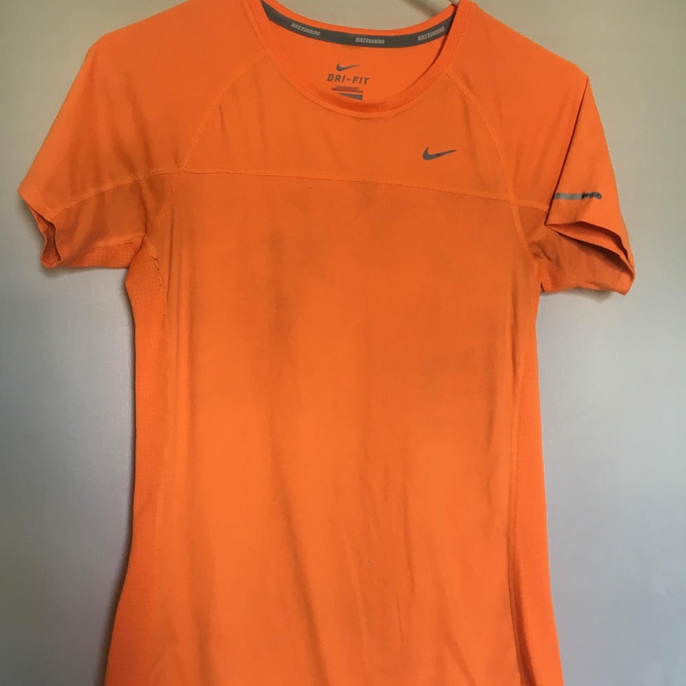 Bright Orange Nike Running Tee